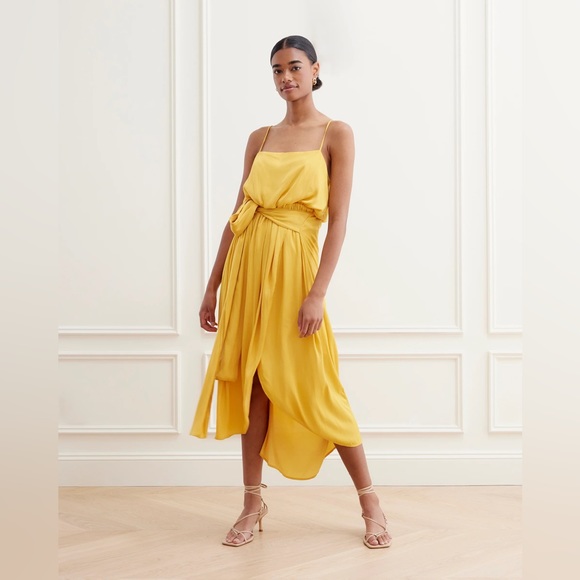Modern Citizen Dresses & Skirts - 💥NWT💥 Modern Citizen Mila Layered Tank Dress. Marigold. Size Med.